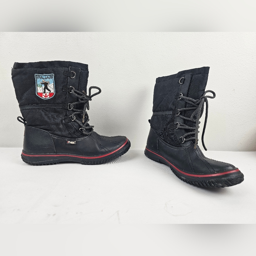 PAJAR GRIP LOW FAUX FUR LINED WATERPROOF RUBBER SNOW BOOT